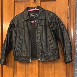 Saddlebred Black Leather Jacket